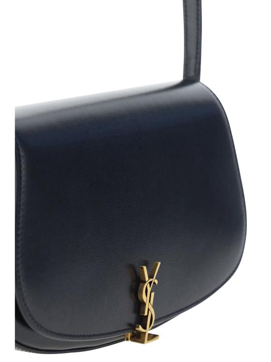 26SS 생로랑 박스 미니 볼테르 하프 문 숄더백 7796420SX0W BLACK - SAINT LAURENT