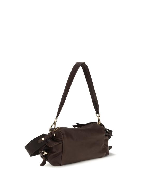 26FW 프라다 익스플로어 스몰 리나일론 및 가죽 숄더백 1BH232VNOO2DX8 BROWN - PRADA