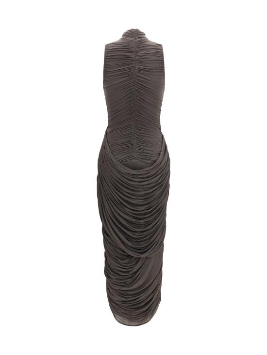 26FW 마그다뷰트림 원피스 381726 BROWN