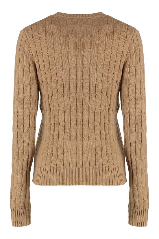 25FW 폴로 랄프로렌 폴로 자수 케이블 니트 스웨터 211971795 BEIGE - POLO RALPH LAUREN