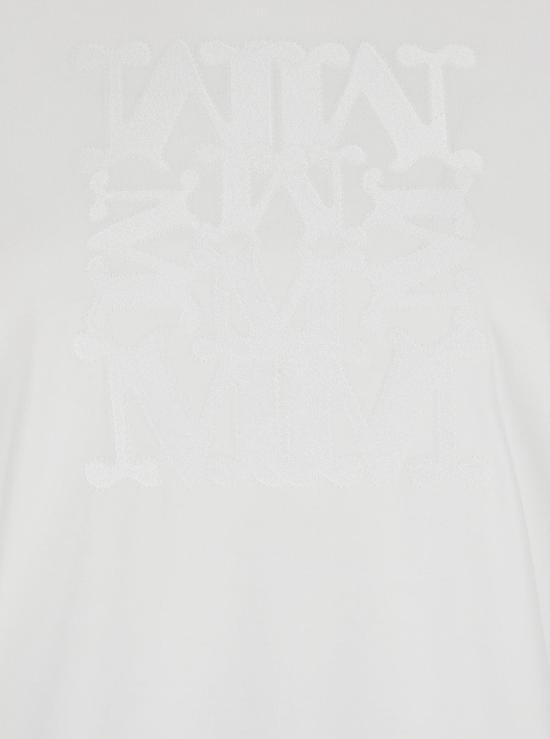 25FW 막스마라 BRAVO 엠브로이드 코튼 티셔츠 2521946032600 WHITE - MAX MARA