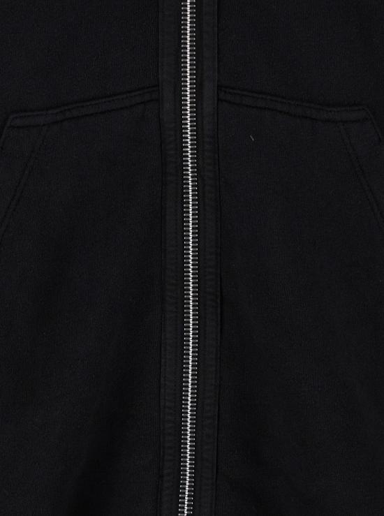 25FW 릭 오웬스 후드 티셔츠 DU02E7283 BLACK - RICK OWENS
