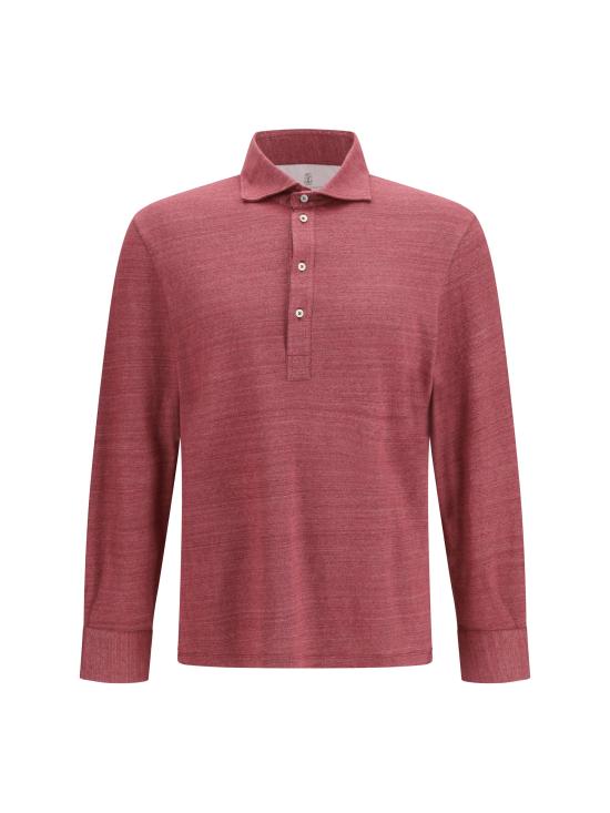26SS 브루넬로 쿠치넬리 탑 MR8273914 CORAL - BRUNELLO CUCINELLI