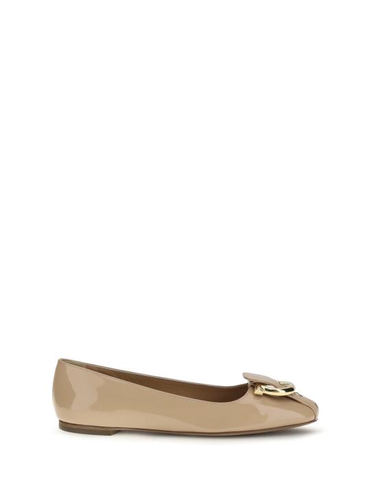 26SS 살바토레 페라가모 플랫 슈즈 790253 BEIGE - SALVATORE FERRAGAMO