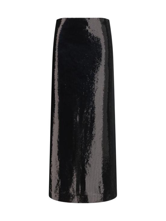 26SS 토템 스커트 261WRB0349FB0593 BLACK - TOTEME