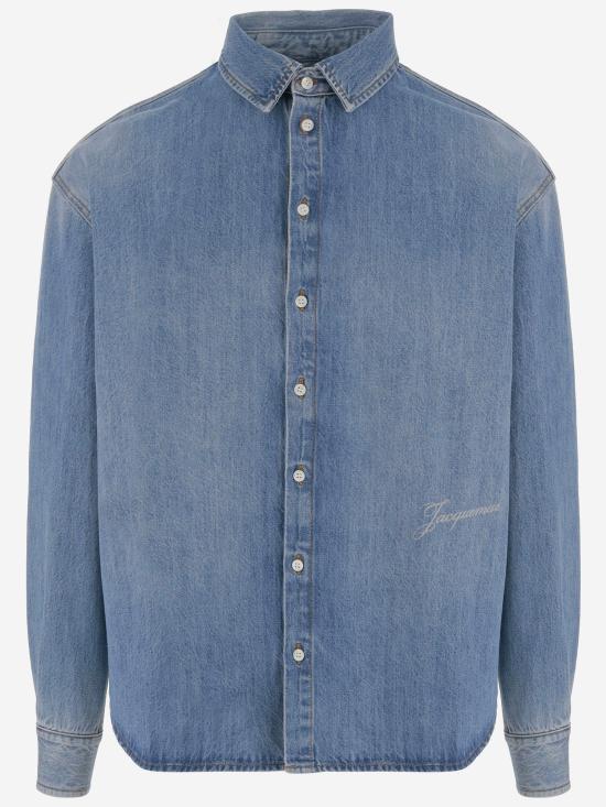 26SS 자크뮈스 시몽 드 님 데님 셔츠 SHM00545AD00017 BLUE