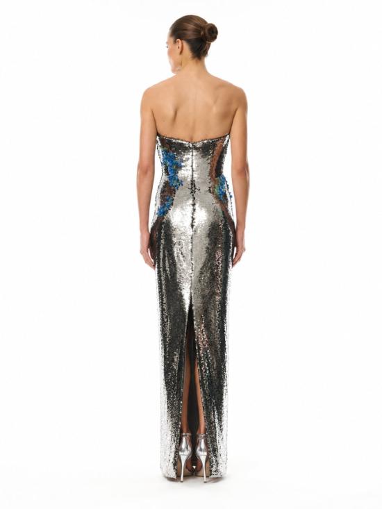 Monique Lhuillier 원피스 26314 SILVER - OTHER BRANDS