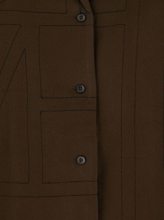 26SS 토템 셔츠 251WRT976FB0080 BROWN - TOTEME