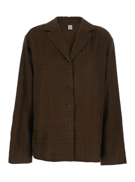 26SS 토템 셔츠 251WRT976FB0080 BROWN - TOTEME