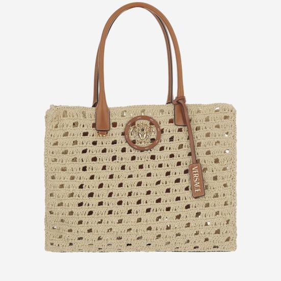 26SS 베르사체 토트백 1004741 BEIGE - VERSACE