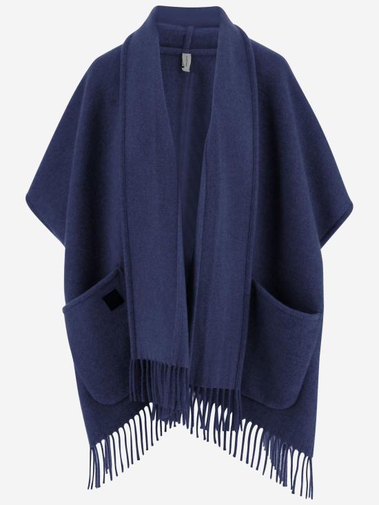 26FW 살바토레 페라가모 케이프 321302 NAVY - SALVATORE FERRAGAMO