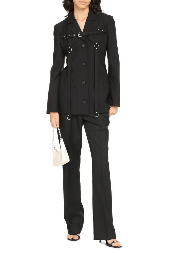  오프화이트 자켓 OWEF117F23FAB001 BLACK - OFF WHITE