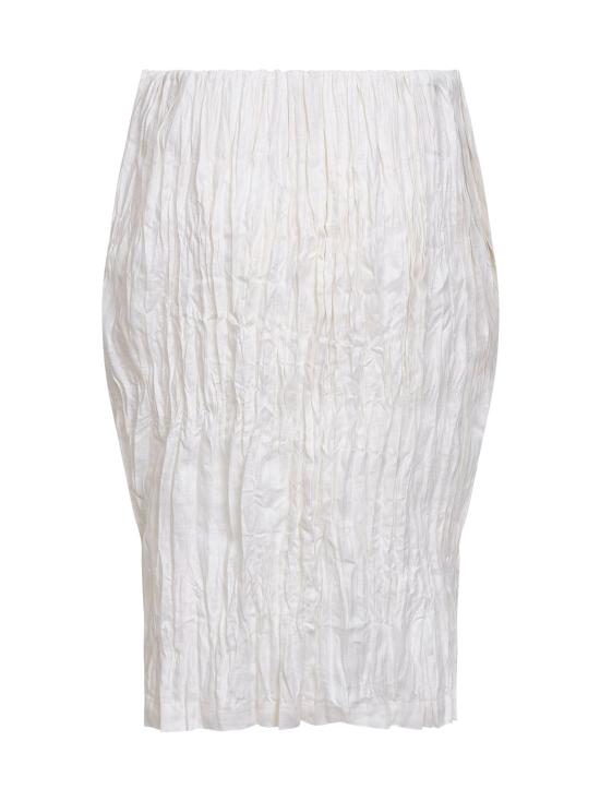 26SS 토템 스커트 262WRB0386FB0652 047 IVORY - TOTEME
