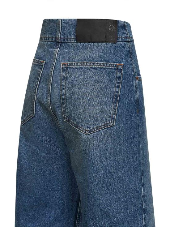 26SS MM6 메종마르지엘라 스트레이트레그 진 S52LA0235M30058965 BLUE - MM6 MAISON MARGIELA