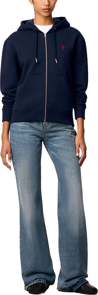 26FW 아미 후드 티셔츠 15824748413214 NAVY - AMI