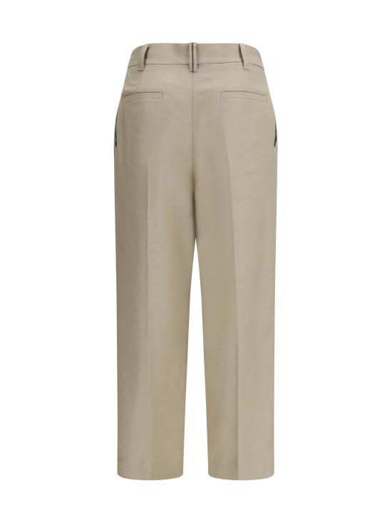 26SS 브루넬로 쿠치넬리 팬츠 MH527P9185 BEIGE - BRUNELLO CUCINELLI