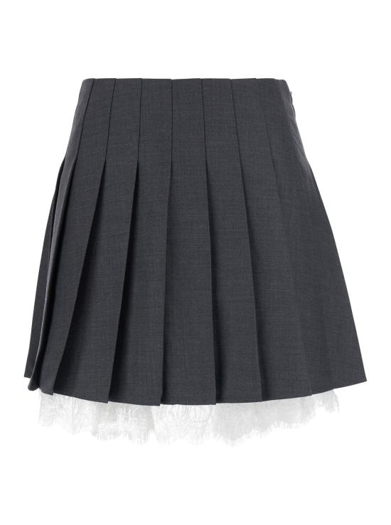 26FW 셀프 포트레이트 스커트 PF26006SKGR GRAY