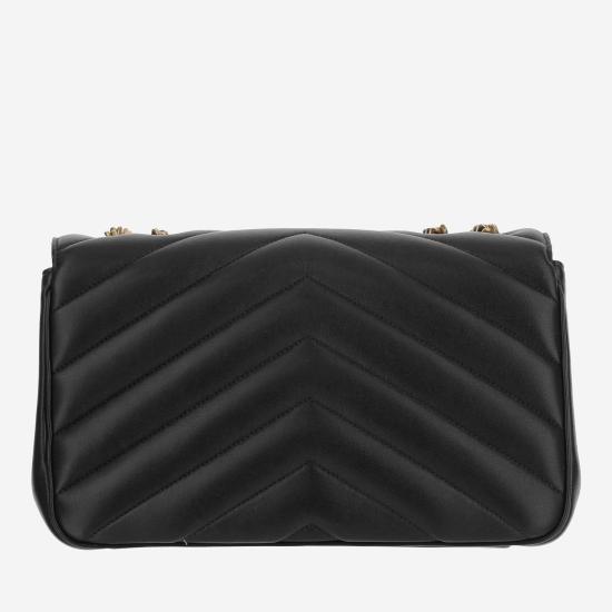 25FW 생로랑 루루 미디엄 플랩 크로스백 801439 BLACK - SAINT LAURENT