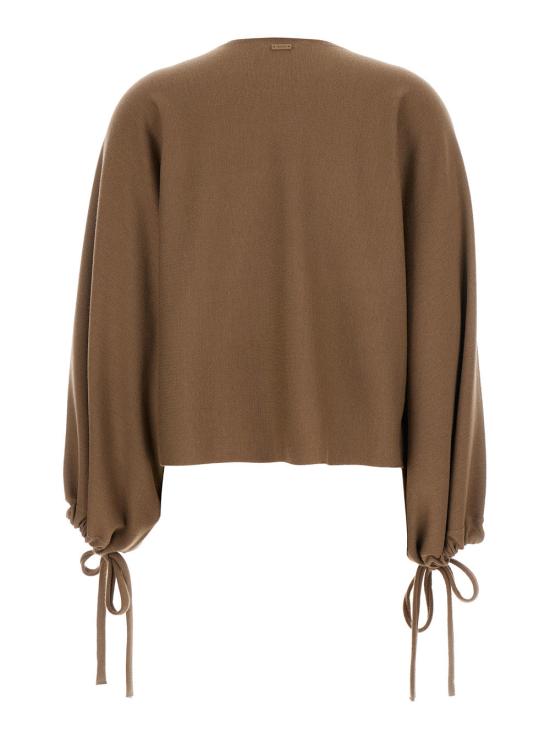 25FW 막스마라 프라이스 파인울 스웨터 2521366101600 BROWN - MAX MARA