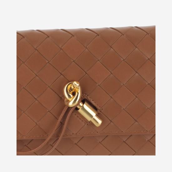 26FW 보테가베네타 안디아모 파우치 온 스트랩 836940 BROWN - BOTTEGA VENETA