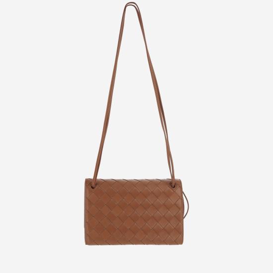 26FW 보테가베네타 안디아모 파우치 온 스트랩 836940 BROWN - BOTTEGA VENETA