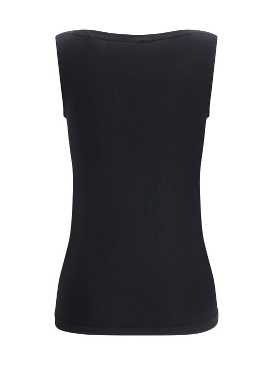 26FW 월포드 민소매 티셔츠 56219 BLACK - WOLFORD