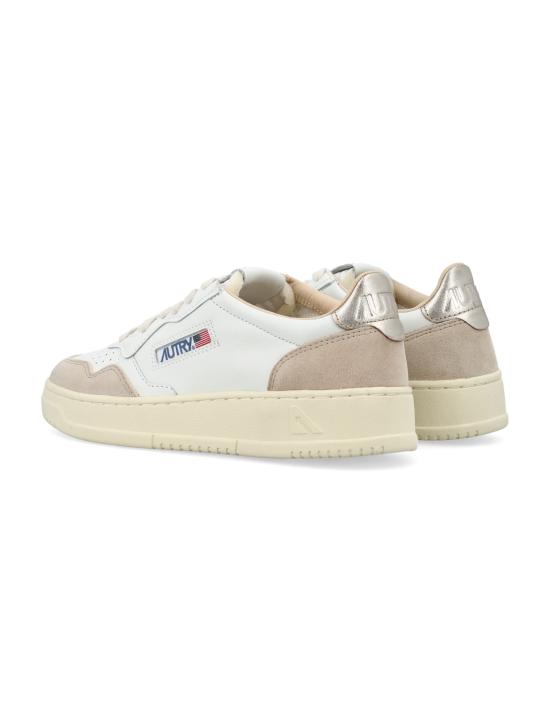 26FW 오트리 메달리스트 로우 레더 스니커즈 AULWLS75 WG WHITE GOLD - AUTRY