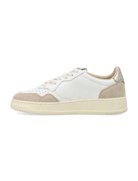 26FW 오트리 메달리스트 로우 레더 스니커즈 AULWLS75 WG WHITE GOLD - AUTRY