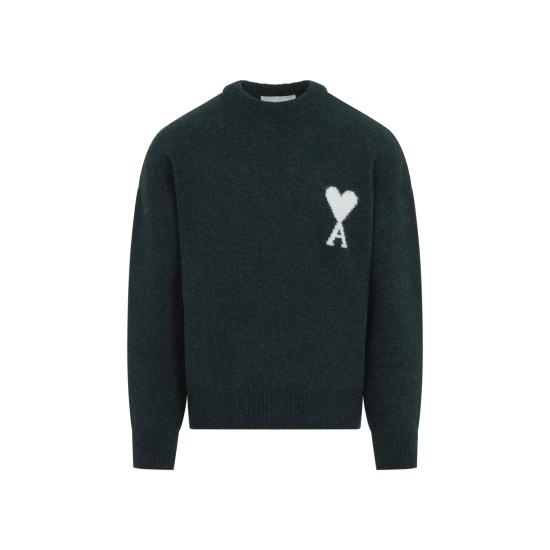 26FW 아미 ADC 크루넥 스웨터 UKS836KN0135 A279 DARK GREEN