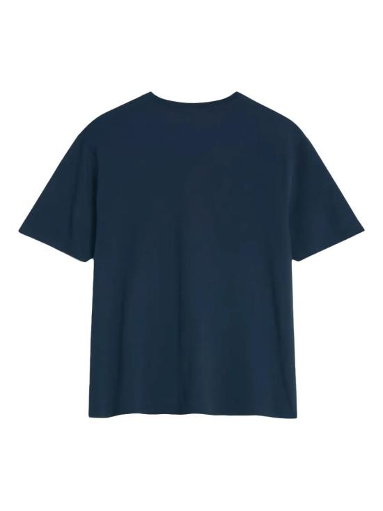 26SS 메종키츠네 폭스 헤드 레귤러 티셔츠 PM00107KJ7026 0413 CLASSIC NAVY - MAISON KITSUNE