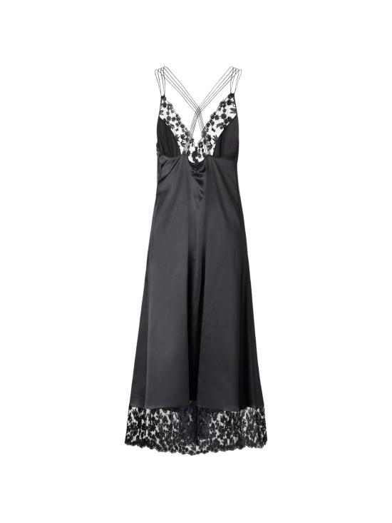 26FW 펜디 미디 원피스 FDD656ARF5 F0QA1 BLACK - FENDI