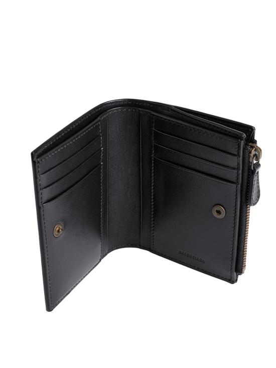 26FW 발렌시아가 르 시티 바이폴드 월렛 8463602ABFY 1000 BLACK - BALENCIAGA