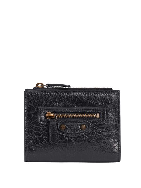 26FW 발렌시아가 르 시티 바이폴드 월렛 8463602ABFY 1000 BLACK