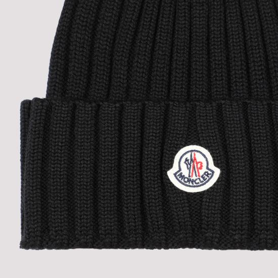 26FW 몽클레어 울 비니 3B00036A9327 999 BLACK - MONCLER