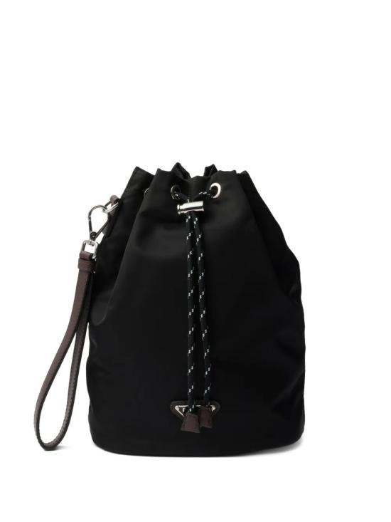 26FW 프라다 스피드락 리나일론 앤 레더 파우치 2NE0672HE1 F0002 BLACK