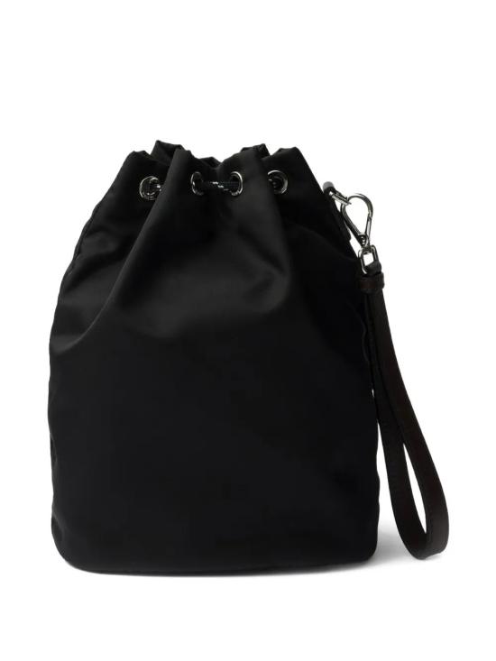 26FW 프라다 스피드락 리나일론 앤 레더 파우치 2NE0672HE1 F0002 BLACK - PRADA