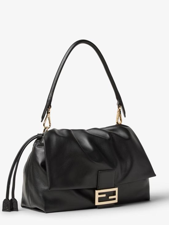 26FW 펜디 바게트 소프트 라지 백 8BR857B1ZK F0QA1 BLACK - FENDI