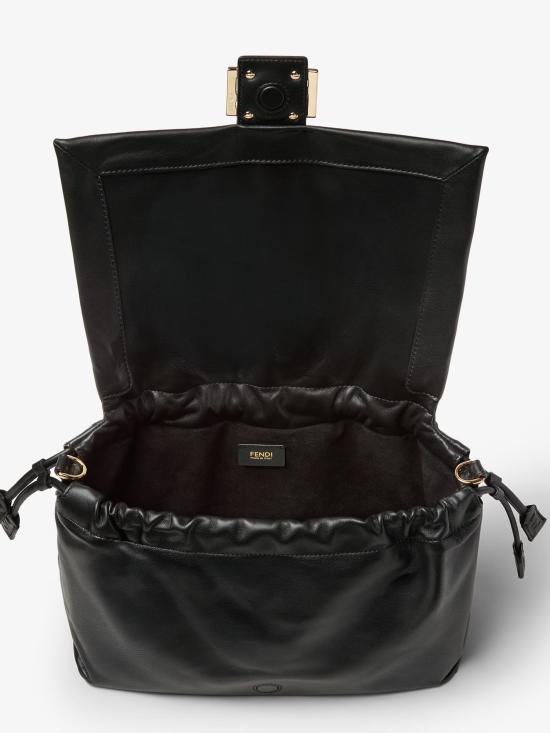 26FW 펜디 바게트 소프트 라지 백 8BR857B1ZK F0QA1 BLACK - FENDI