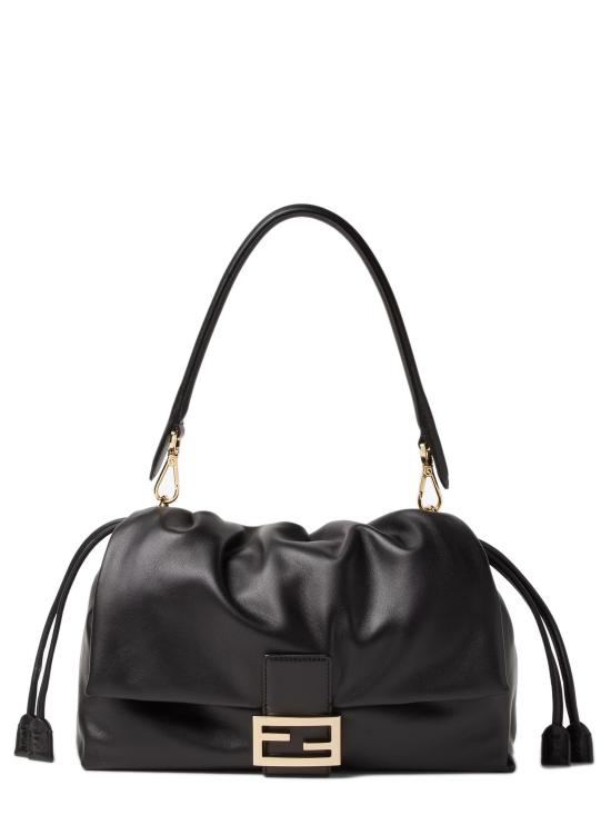 26FW 펜디 바게트 소프트 라지 백 8BR857B1ZK F0QA1 BLACK