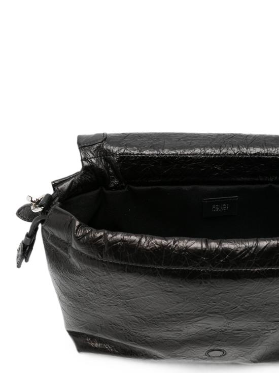 26FW 펜디 바게트 소프트 대형 가죽 숄더백 8BR857B14M F0QA1 BLACK - FENDI