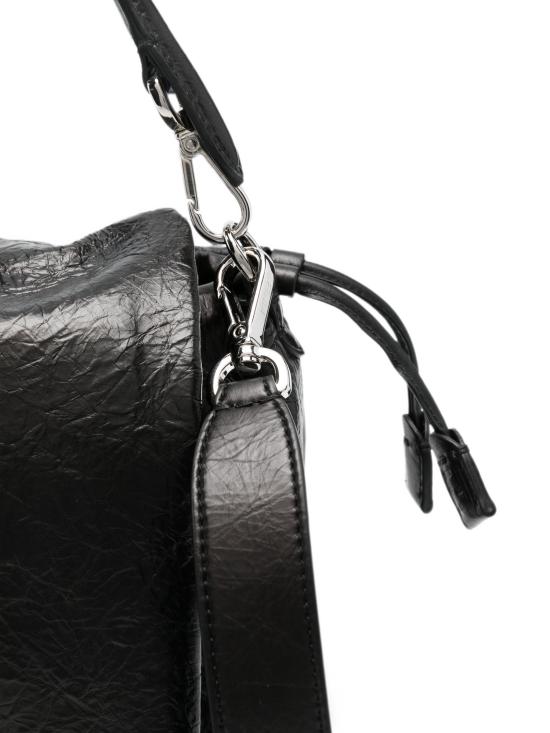 26FW 펜디 바게트 소프트 대형 가죽 숄더백 8BR857B14M F0QA1 BLACK - FENDI