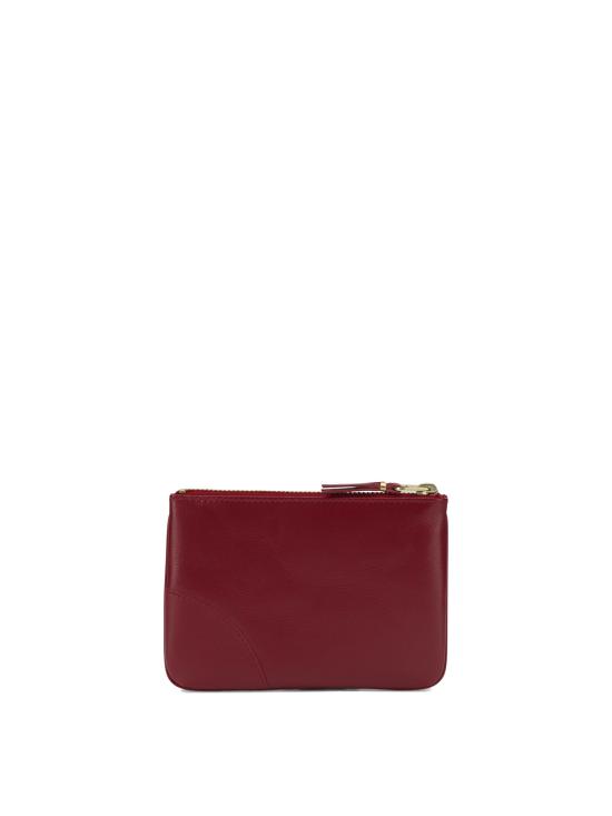 26FW 꼼데가르송 클래식 레더 라인 파우치 SA8100REDRED - COMME DES GARCONS