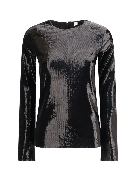 26SS 토템 셔츠 261WRT0732FB0593 BLACK - TOTEME