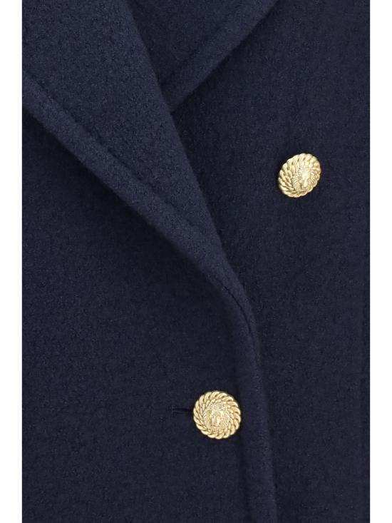 26FW 발망 코트 HF1UA205WC70 NAVY - BALMAIN
