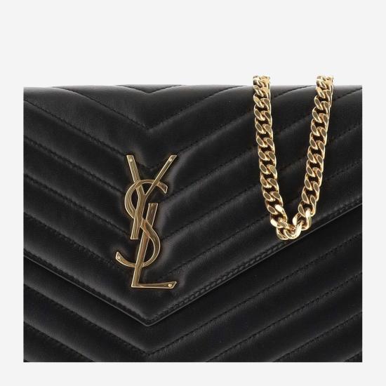  생로랑 클러치/파우치 377828 BLACK - SAINT LAURENT