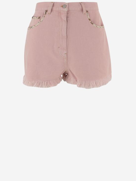 26SS 발렌티노 가라바니 데님 숏팬츠 8B3DDB8S PINK - VALENTINO GARAVANI