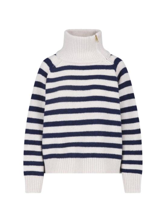 26FW 닐리로탄 니트웨어 81413 Y347IVORY MARINE STRIPE White