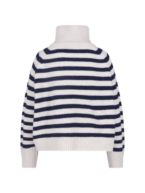 26FW 닐리로탄 니트웨어 81413 Y347IVORY MARINE STRIPE White - NILI LOTAN