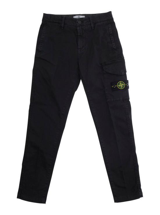 25FW 스톤 아일랜드 카고 팬츠 K2S163100004S0198 BLACK