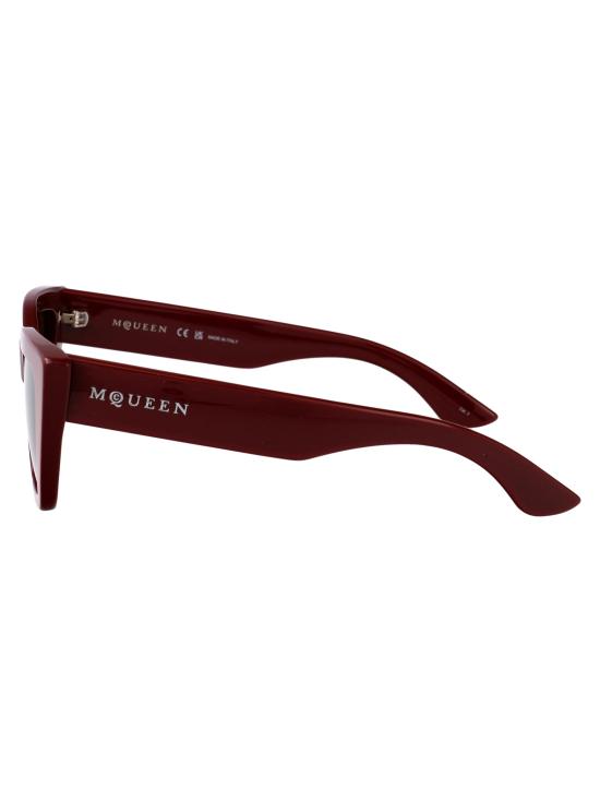 알렉산더 맥퀸 선글라스 AM0507S BURGUNDY - ALEXANDER MCQUEEN